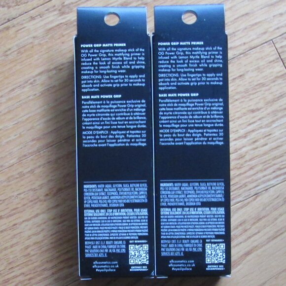 New In Box elf Power Grip Matte Primer in Clear 26ml x 2 - Picture 3 of 4